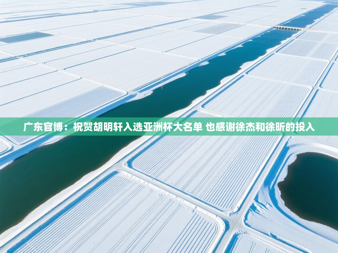 开云体育入口-广东官博:祝贺胡明轩入选亚洲杯大名单 也感谢徐杰和徐昕的投入 第3张